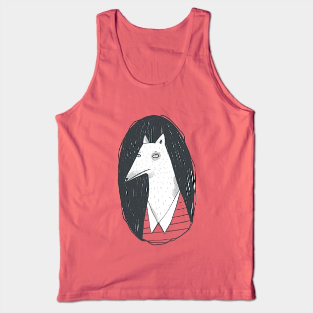 Wolf Tank Top by claudiamaestriny